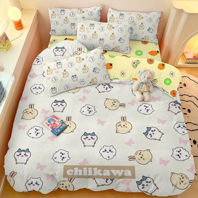 Amazon｜寝具カバーセット 布団カバー シーツ ちいかわ 枕カバー